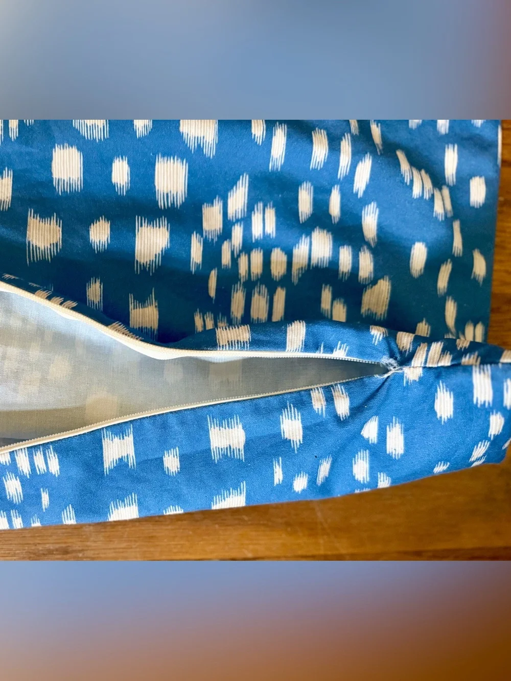 Two Brunschwig & Fils 26x26 Pillows in Blue